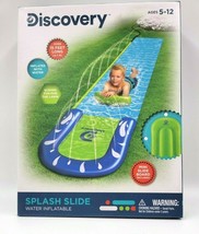 Discovery Splash Water Slide Water Inflatable 15 ft. Sliding Lawn Fun 5-12 yrs - £11.74 GBP