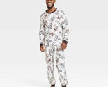 Men&#39;s Disney 100 Character Mash Up 2pc Matching Family Pajama Set - Whit... - £11.63 GBP