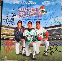 MAJOR LEAGUE II LAZER DISC SIGNED X9 - Charlie Sheen, Tom Berenger, Corb... - £538.98 GBP