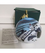 Li Bien Portland, Maine ME Glass Christmas Ornament Hand Reverse Painted... - $14.00