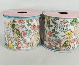 NEW Wired Edge Celebrate It Easter Design Ribbon 2.5&quot; x 3 yd - $7.70