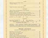  Ambassador Hotel Luncheon A La Carte Menu Los Angeles California 1938 - $37.62