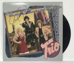 Dolly Parton, Emmylou Harris &amp; Linda Ronstadt Signed &quot;Trio&quot; Record - Mueller COA - £319.67 GBP