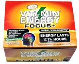 Vitamin Energy Focus Plus BCAAs Coq10 Mango 12 Bottles bb 1-8-26 - $23.99