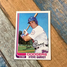 1982 Topps Steve Garvey Los Angeles Dodgers #179 - $1.50