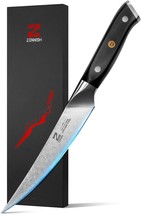 Fillet Knife For Fish 6 Inch, Professional Damascus Aus-10, Quartz Series - $77.99