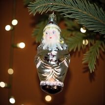 Vintage Christopher Radko My Darling Blown Glass Pink Little Girl Orname... - $37.52 CAD