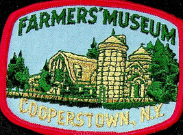 Farmers&#39; Museum, Cooperstown, NY - Embroidered Patch - Unused - £4.29 GBP