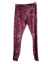 Avia Leggings Purple Camo Fitness Yoga Pants Women&#39;s Size Medium (8-10) - £10.11 GBP