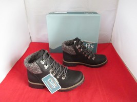 Cliffs By White Mountain Pathfield Lace-Up Booties $75 - Us Size 6 - Black #802 - $29.69