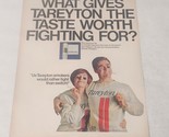 Tareyton Print Ad Us Tareyton Smokers Would Rather Fight Than Quit Black... - $7.98