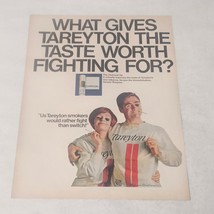 Tareyton Print Ad Us Tareyton Smokers Would Rather Fight Than Quit Black... - £6.27 GBP