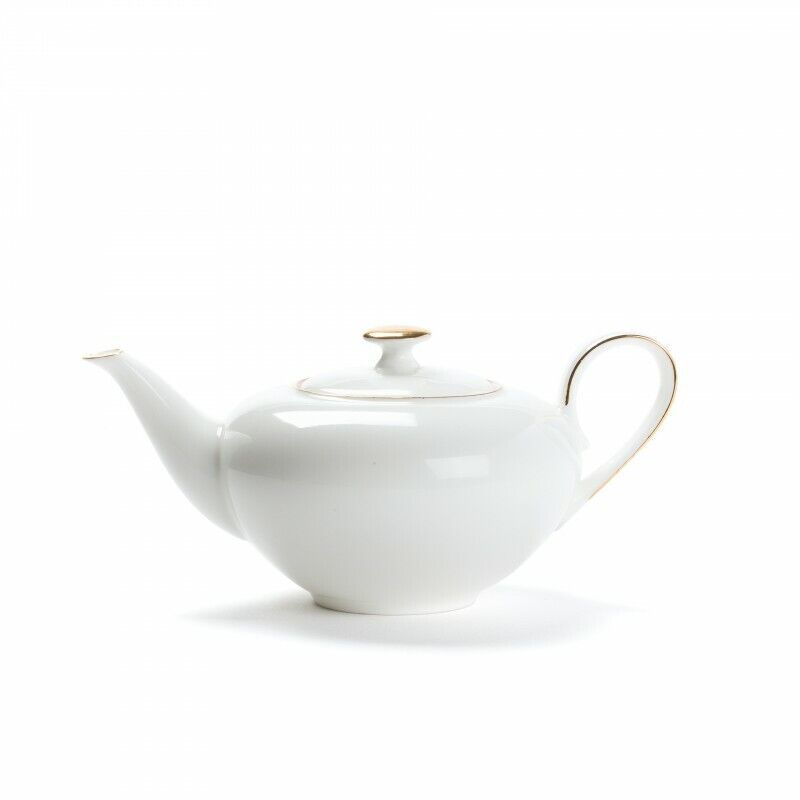 DAMMANN FRERES - Porcelain teapot - CONCORDE - 0,4Lt - Golden border - $79.95