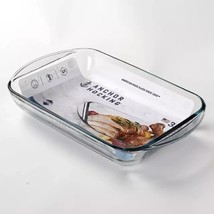 Anchor Hocking 3qt CLEAR BAKING DISH 9&quot; x 13&quot; Casserole Baking Oven Bake - $156.21 MXN