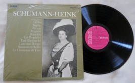 Ernestine Schumann-Heink Arias-Excellent RCA LP-Mono Recordings from 1906-1913 - £7.56 GBP