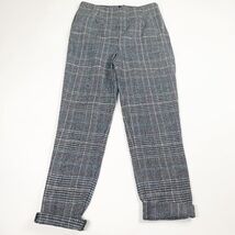 NWT Parisian Tall Dress Pants Women Size 6 Plaid Gray and Blue Skinny - $8.86