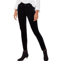 NWT Womens Size 14 14x31 Ann Taylor LOFT Black Curvy Velvet Skinny Jeans Pants - £23.08 GBP