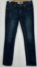 White Tag Premium Denim 3D Design Pockets Distressed Ankle Jeans Size 7 - $25.00