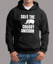 save the chubby unicorn Unisex Hoodie - $39.99+