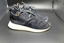 Mens Adidas Originals NMD C2 Boost Suede Sneaker, Black Size 7.5 US - $39.59