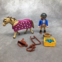 Playmobil Female Horse Rider/Groomer- Horse Blanket - £9.24 GBP