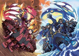Pokemon Omega Ruby and Alpha Sapphire Poster Team Magma &amp; Team Aqua Game... - £9.51 GBP+