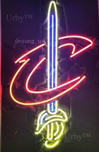 New Cleveland Cavliers Basketball Beer Wall Decor Light Neon Sign 24&quot;x20&quot; - £199.83 GBP