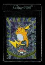 POKEMON Trading Card Pokemon Card 2000 Topps Chrome Series 1 Raichu #26 - £19.45 GBP