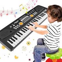 Wostoo Kids Piano Keyboard, 49 Keys Portable Keyboard Electronic Digital... - £33.68 GBP