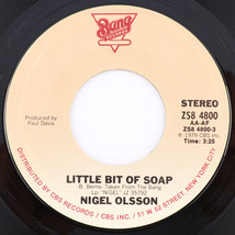 Nigel Olsson – Little Bit Of Soap / Thinking Of You -45 rpm Santa Maria ZS8 4800 - $6.21