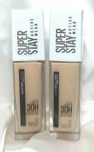 2x Maybelline Super Stay 30HR Active Wear Foundation 112 Natural Ivory –... - $16.99