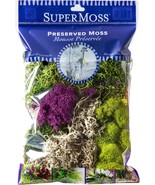 SuperMoss (23311) Elegant Decorative Mixed moss MultiColor 120 cu.in. white - $41.97 CAD