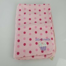 Circo Baby Girl Pink Polka Dot Circle Fleece Blanket Little Sweetie C UPC Ake - £30.95 GBP