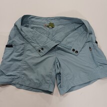 REI UPF 50+ Women's Blue Flat Front Cotton Shorts Pockets Size 4 (30×6.5) image 15