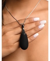 Charmed 10X Vibrating Silicone Teardrop Necklace 3 Speeds 7 Vibrations - £37.14 GBP