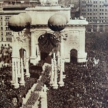 27th Division Parade Victory Arch Madison Square NYC 1920s WW1 Military ... - £31.44 GBP