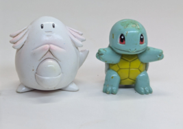 Chansey Tomy Pokemon Figure 1999 2&quot; And Squirtle - $6.92