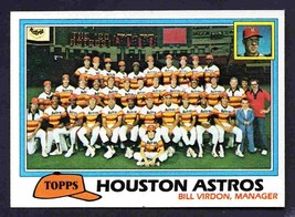 Houston Astros Team Card 1981 Topps #678 ! - £0.70 GBP
