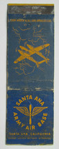 Santa Ana Army Air Base California 20 Strike US Military Matchbook Cover CA Worn - £1.20 GBP