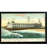 Vintage Postcard New Asbury Casino Asbury Park NJ Oceanside Pier UDB 1906 - $12.86