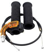 7/8&quot; 22mm Twist Throttle Accelerator Grip and Throttle Cable for Dirt Bike - $17.99