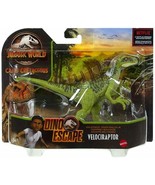 Jurassic World Camp Cretaceous Dino Escape Wild Pack Velociraptor Green ... - $25.72 CAD