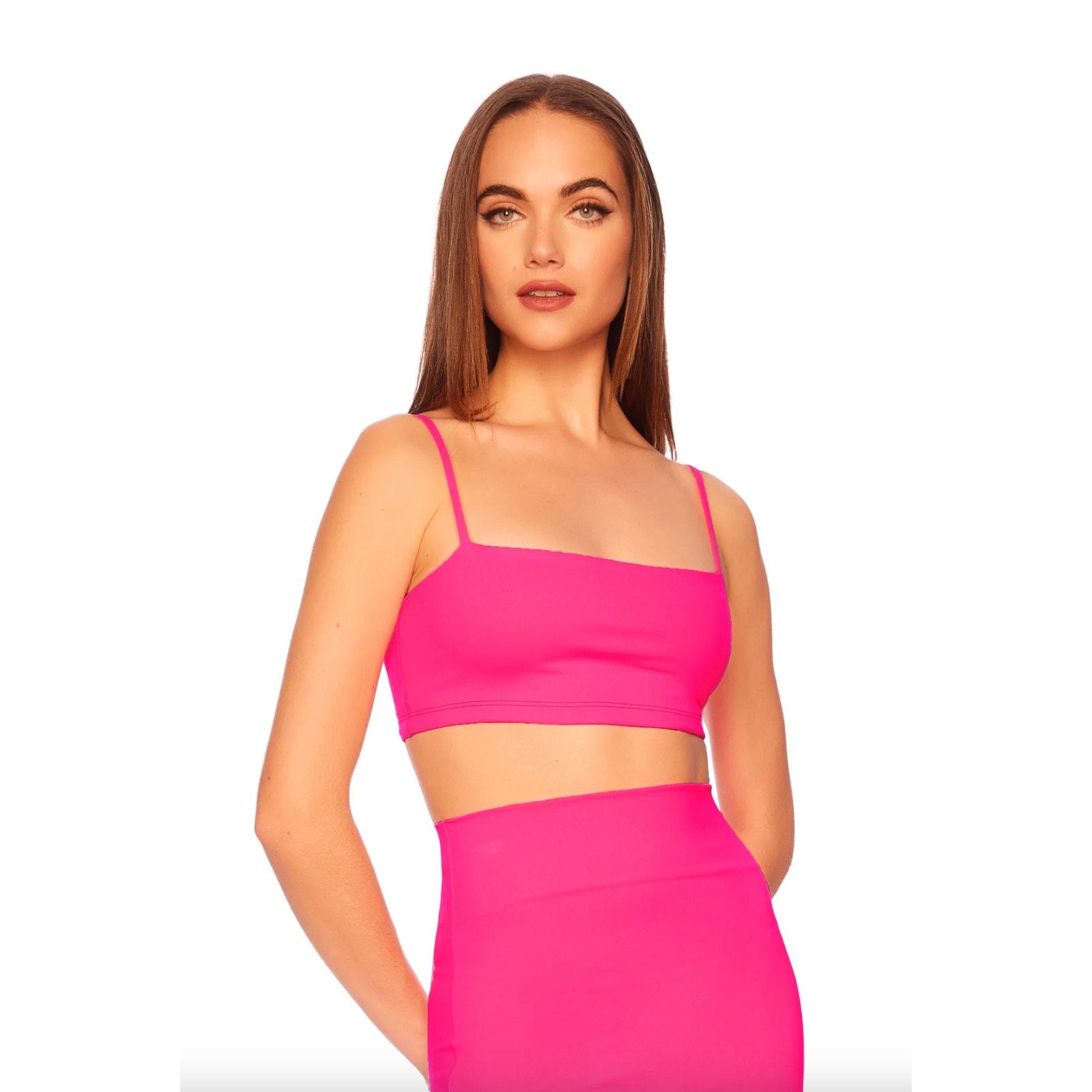 Susana Monaco MICRO String Top - Shocking Pink - Adjustable Straps  - $78.00