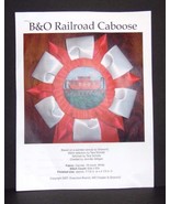 Needlepoint Canvas Guide B &amp; O Railroad Caboose by Sharon G - £7.93 GBP