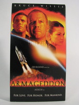 Armageddon Bruce Willis Biily Bob Thornton Ben Affleck Liv Tyler VHS Tape - £10.40 GBP
