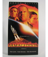 Armageddon Bruce Willis Biily Bob Thornton Ben Affleck Liv Tyler VHS Tape - £10.29 GBP