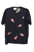 Vtg RETRO Rochelle Sweater 1970s Ladybugs NWT Acrylic Short Sleeves Wome... - $968.84 MXN