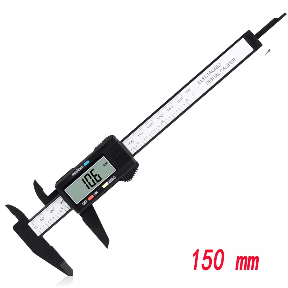 Digital Caliper 6 inch LCD Electronic Vernier Caliper 0-150mm Gauge Pach... - $165.14