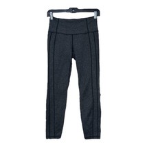 Athleta Womens Black Gray Stretch Yoga Capris Pants Size Small - £11.08 GBP