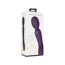 VIVE ENORA Dual-Ended Silicone Pulse-Wave G-Spot &amp; Wand Vibrator Purple - $133.14